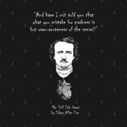 Edgar allan poe quotes tell tale heart