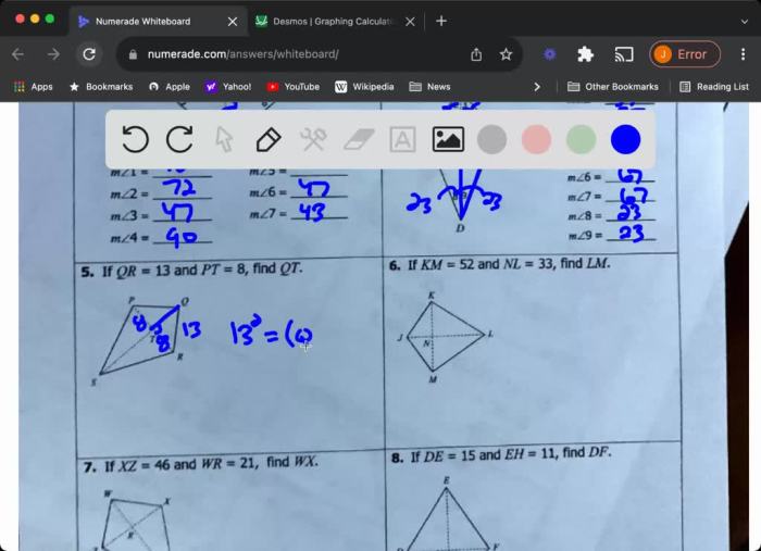 Polygons and quadrilaterals answer key