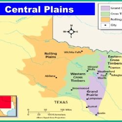 Plains central texas regions